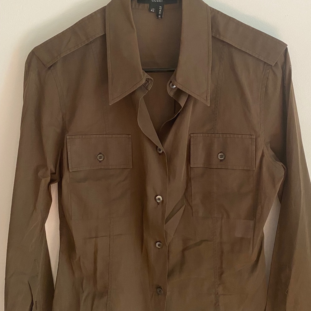 Gucci Sheer Shirt Size 42